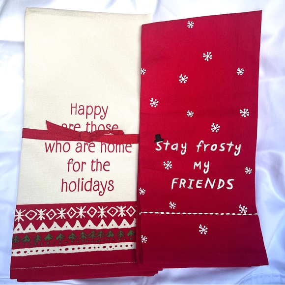 Hallmark Christmas Dishtowels. Set of 2. NWT - Picture 1 of 5